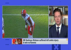 Pelissero: QB Deshaun Watson suffered left ankle injury in win vs. Ravens