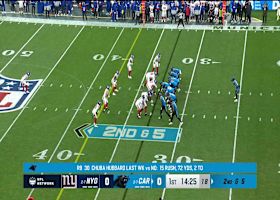 Brian Burns' first sack vs. former team comes on second play in Munich