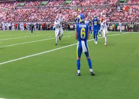 Drake Stoops couldn't possibly be more open to snag Winn's TD pass