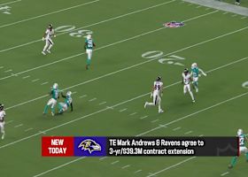 TE Mark Andrews agrees to 3-yr/39.3M contract extension with Ravens | 'The Insiders'