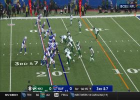 Quinnen Williams corrals Josh Allen for Jets' first sack of game