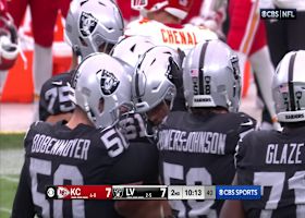 Daniel Carlson's 54-yard FG gives Raiders a 10-7 lead over Chiefs