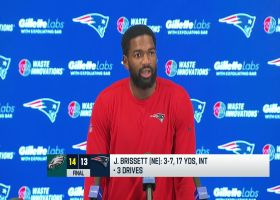 Jacoby Brissett talks 'room for growth' offensively after Pats' preseason loss vs. Eagles