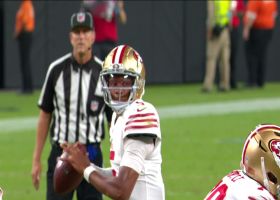 Dobbs' tight-window TD laser to Cowing puts 49ers back on top in Las Vegas