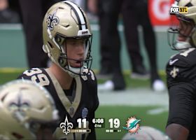 Charlie Smyth's first NFL field goal is good from 56 yards away
