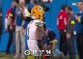 Micah Parsons, Isaiah McDuffie stop Jahmyr Gibbs on fourth-down