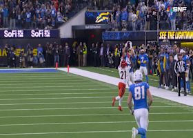 McConkey climbs the ladder for 28 yards in the clutch