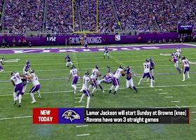 Lamar Jackson will start Sunday vs. Browns | 'The Insiders'