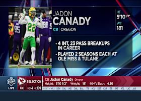Chiefs select Jadon Canady with No. 109 pick in 2026 draft
