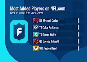 Week 16 waiver wire | 'NFL Fantasy Live'