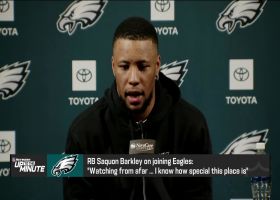 Saquon Barkley addresses Philadelphia media for first time as an Eagle