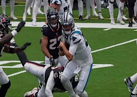 Darrell Taylor brings down Jack Plummer for third-down sack