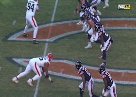 Myles Garrett splits sack with Shelby Harris, giving him 21.5 on season