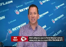 Rapoport: Chiefs adding two years on Patrick Mahomes' contract to raise total value to NFL record $504.75M | 'The Insiders'