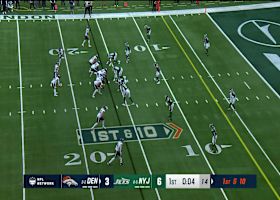 Bo Nix's ninth TD pass of 2025 locates a wide-open Nate Adkins in London