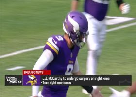 J.J. McCarthy to undergo surgery for meniscus tear in right knee | 'Up to the Minute'