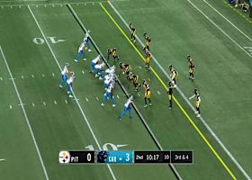 James Pierre spoils Panthers' long drive with interception in red zone