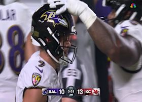 Justin Tucker closes Ravens' drive with FG attempt before halftime