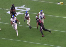 Kyren Williams becomes human bowling ball after catch for 24-yard gain