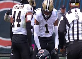 Alontae Taylor's hit-stick tackle ends Zaccheaus' potential for first-down access