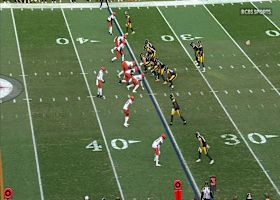 Rudolph's dot to Roman Wilson goes for first-down yardage