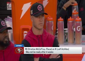 Rapoport: Christian McCaffrey played on IR with Achilles tendentious | 'NFL GameDay Morning'