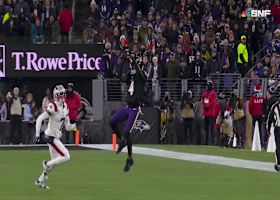 Lamar Jackson's first pass of 'SNF' locates Flowers for 19 yards