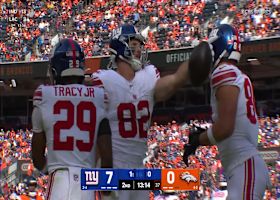 Jaxson Dart's 29-yard beam finds Bellinger downfield