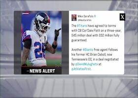 Garafolo: Titans, Cor'Dale Flott agreed to a 3-year/$45M contract