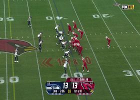 Michael Carter moves Cards offensive into Hawks territory on 15-yard rush