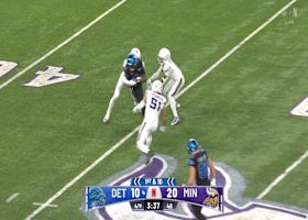 Goff uncorks 22-yard pass to Jameson Williams into Vikings territory