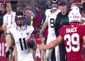 Parker Washington uses a nifty juke move on 42-yard punt return vs. Cardinals