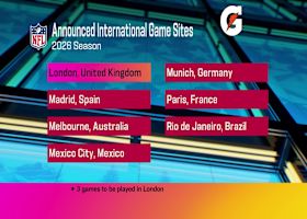 NFL announces 2026 international game sites | 'The Insiders'