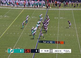 Willie Gay Jr. gets to Tyson Bagent for a sack on the Bears' opening drive