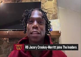 Commanders RB Jacory Crosky-Merritt reacts to new uniforms | 'The Insiders'