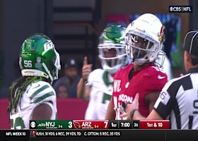 Marvin Harrison Jr.'s 17-yard catch gets Cards to midfield vs. Jets