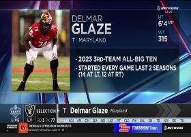 Raiders select Delmar Glaze with No. 77 pick in 2024 draft