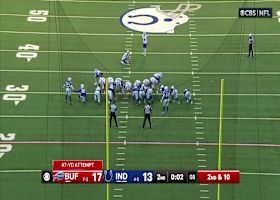 Tyler Bass' 47-yard FG boosts Bills' lead to 20-13 over Colts at halftime