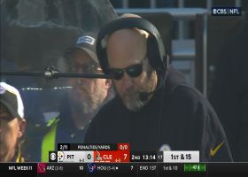 George Pickens' masterful reach for first-down marker comes just shy of sticks