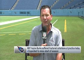 Rapoport: Treylon Burks fractured his collarbone in Titans' practice on July 26 | 'Back Together Weekend'