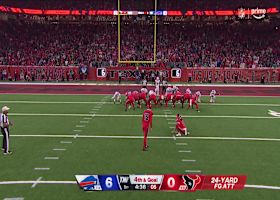 Ka'imi Fairbairn chips in a 24-yard FG to put Texans on the board