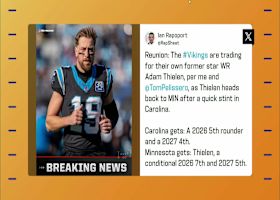 Vikings trade with Panthers to get WR Adam Thielen back | 'GMFB'