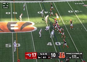 Higgins' 16-yard reception sets up end-of-half FG attempt