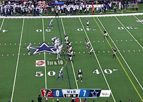 Joe Milton III's tight-window dime to tight end Rivaldo Fairweather goes for 25-yard gain