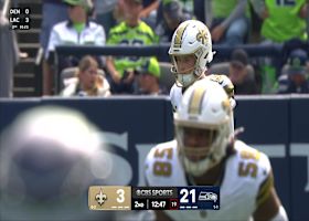 60-yard kick return! Dareke Young off to the races for Seahawks vs. Saints