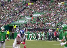 Goedert's second TD vs. Giants comes off of play-action pass from Hurts