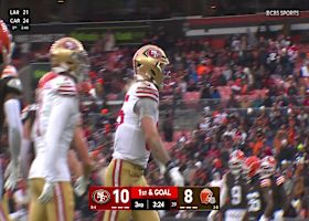 Brock Purdy finds Kittle near the paint with a 14-yard pass