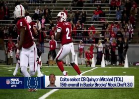 Brooks projects Colts to select CB Quinyon Mitchell at No. 15 overall | 'Mock Draft Live'