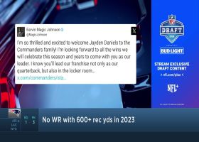 Magic Johnson shares excitement over Jayden Daniels on social media | 'NFL Draft Center'