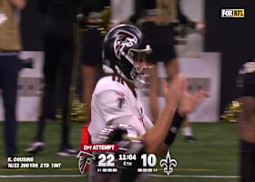Bijan Robinson powers up middle for two-point conversion to give Falcons 24-10 lead over Saints